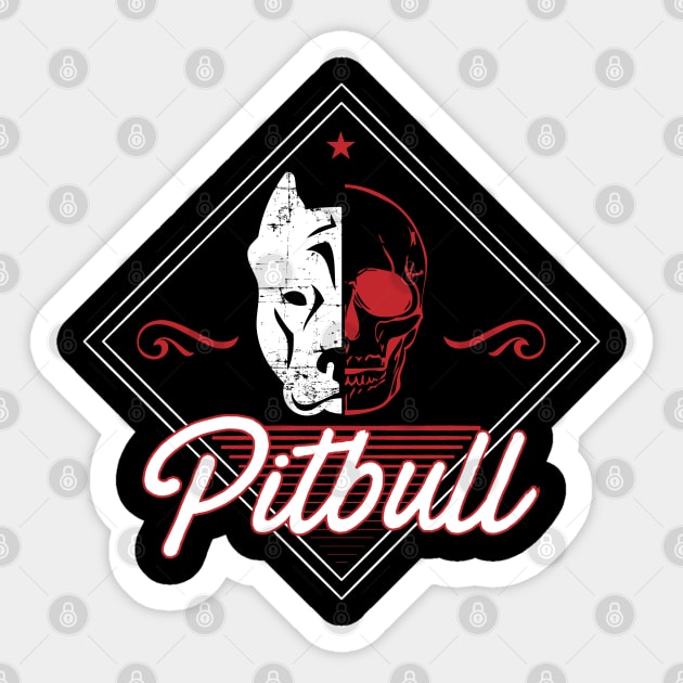 Human Pitbull Sticker by CTShirts